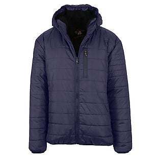 Sherpa-Lined Puffer Jacket $29
