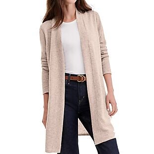 100% Cashmere Long Cardigan $70