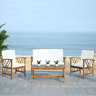 4pc Acacia Wood Patio Set $346 Shipped