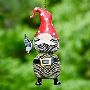 Gnome Shaped Bird Feeder 13 Shipped