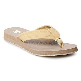 kohls clarks flip flops