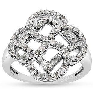 1/2ct Diamond Cocktail Ring $30 Shipped