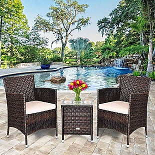 3pc Patio Conversation Set $135 Shipped