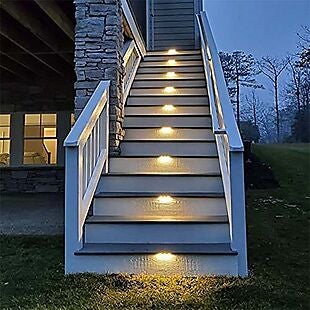 16pk Solar LED Deck Lights $28 Shipped