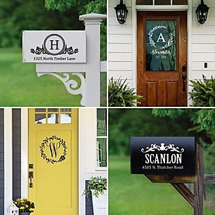 Mailbox and Door Decals $15 Shipped