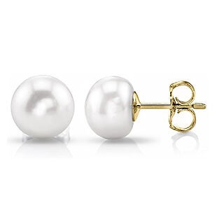 Freshwater Pearl Studs $25 Shipped