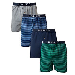 5pk Hanes Boxers $13 Shipped