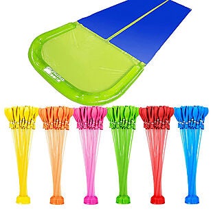 Water Slide + 165 Water Balloons $15