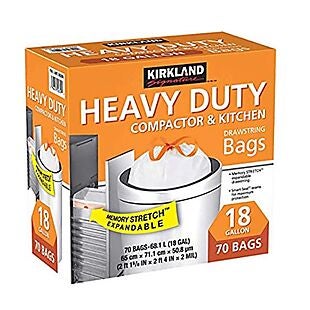 70ct Trash Bags $12 Shipped with Prime