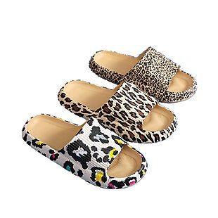 Women's Leopard-Print Slides $21 Shipped