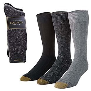 3pk Gold Toe Socks $7 Shipped