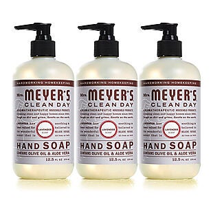 3pk Mrs. Meyer's Hand Soap $10