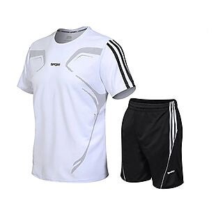 Men's Tee & Shorts Set $17 Shipped