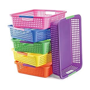 6 Storage Baskets $23 Shipped