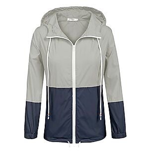 Women's Hooded Rain Jacket $20 Shipped