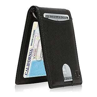 Leather Bifold Wallet $14 Shipped