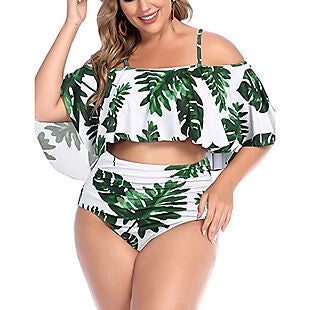 2pc Plus-Size Swimsuit $19 Shipped