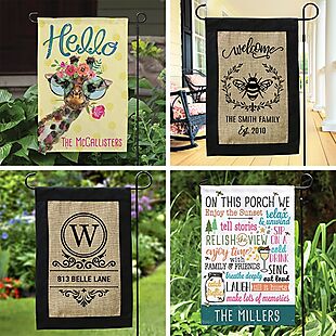 Personalized Garden Flags $14 Shipped