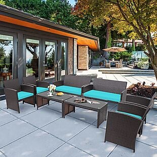 8pc Cushioned Patio Chat Set $445 Shipped