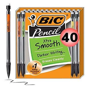 40pk BIC Mechanical Pencils $6 at Amazon