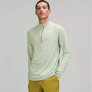 lululemon Men's Quarter-Zip $49 Shipped