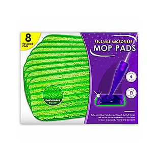 8pk Reusable Floor Mop Pads $29 Shipped