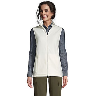 Lands' End Fleece Vest $6