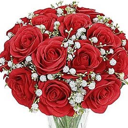 18pc Silk Rose Bouquet $9