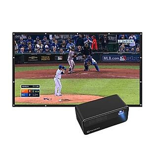 WiFi Projector & Screen $124 Shipped