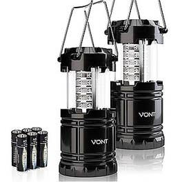 Vont LED Camping Lantern 2-Pack $13