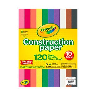 120pc Crayola Construction Paper $4