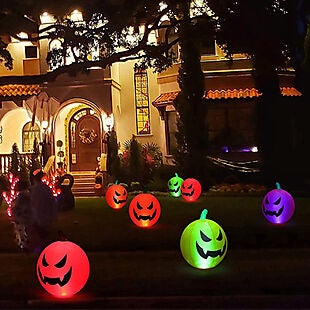 Pumpkin Halloween Inflatable $6 Shipped