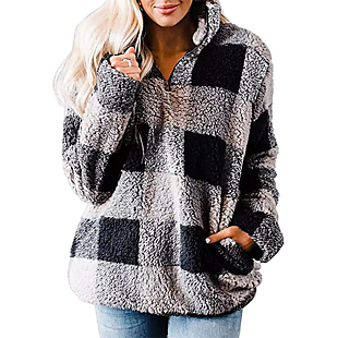 Women's Sherpa Pullover $23