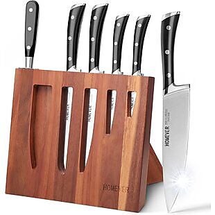 7pc Knife Block Set $30 Shipped