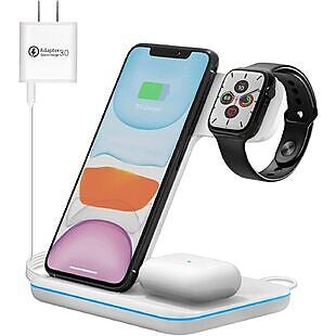 Wireless Charger Station $14 Shipped