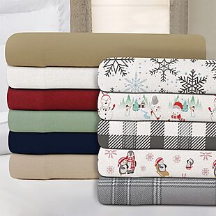 Cotton Flannel Sheet Sets $39 Shipped