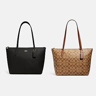 Coach Outlet Zip-Top Totes $99 Shipped