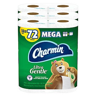 18ct Charmin Mega Roll Toilet Paper $20
