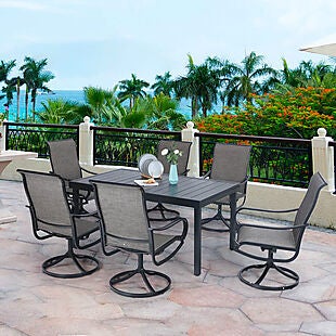 7pc Patio Dining Set $1,000 Shipped