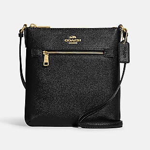 Coach Outlet  Crossbody Bag In Signature Canvas Only $68 (70% Off)