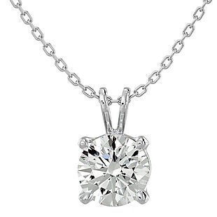1ct Moissanite Necklace + Free Studs $80