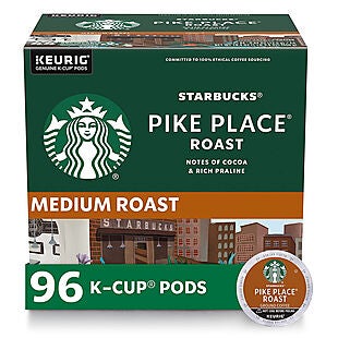 96ct Starbucks K-Cups $45 Shipped