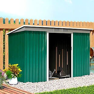 9' Galvanized Steel Shed $282 Shipped