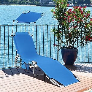 Sun Shade Lounge Chair $65 Shipped