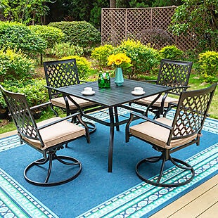 5pc Patio Dining Set $479 Shipped