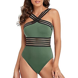 Tummy-Control Swimsuits $25 Shipped