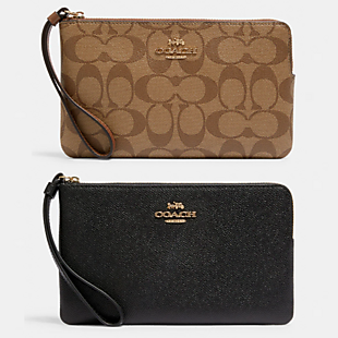 Coach Outlet Large Wristlets $35 Shipped