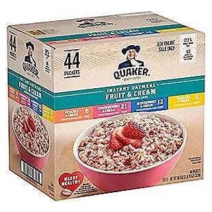  44ct Quaker Instant Oatmeal 