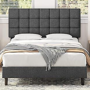 Queen Upholstered Bed Frame $108 Shipped