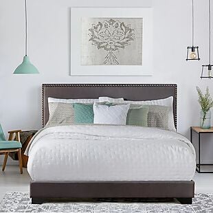 Upholstered Queen Bed $99 Shipped